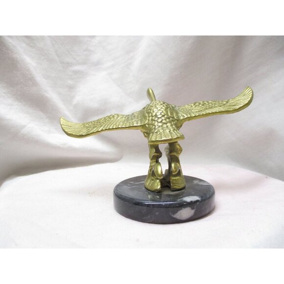 Goose figurine Brass, Bird Duck Flying Goose mid century nature lover, outdoorsy - Picture 5 of 6